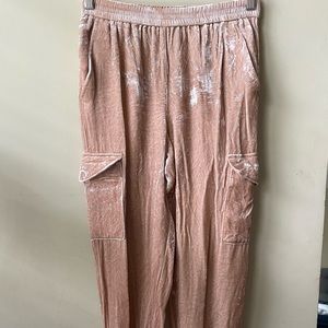 BCBG Max Azria - Crushed Velvet Joggers - Xs
